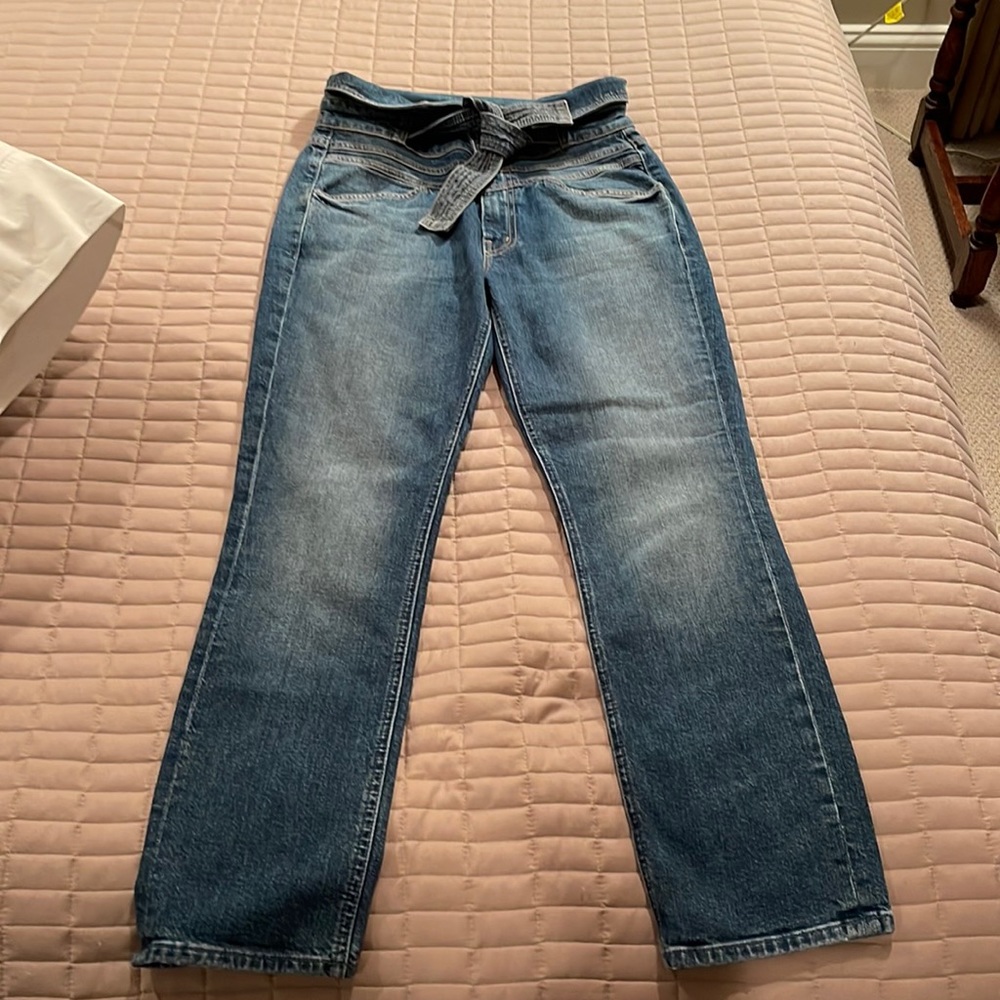 Mother high waisted w bent denim size 29